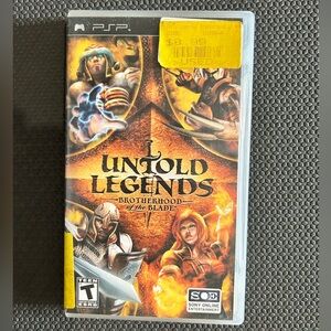 Untold Legends Brotherhood of the Blade PSP Retro Video Game